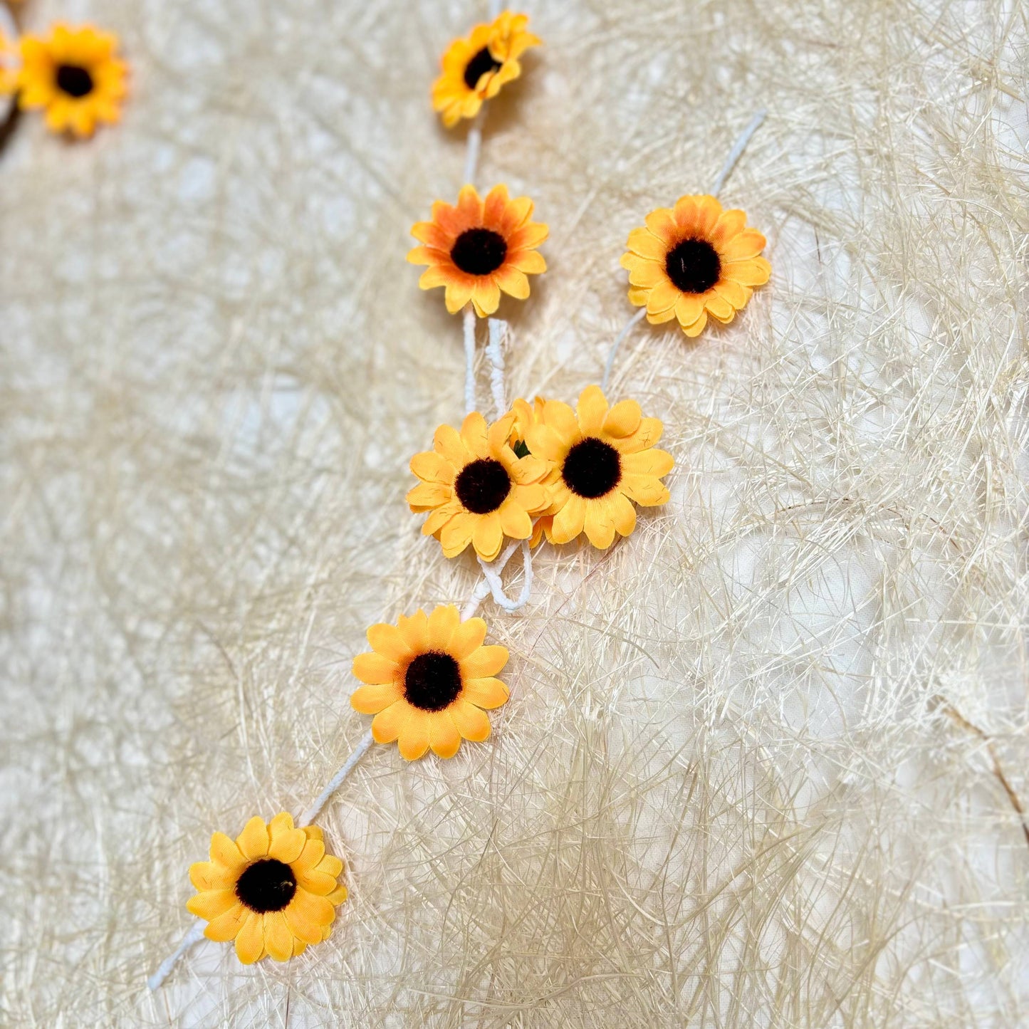 Sunflower Centerpieces for Table, 12pcs Artificial Flower Vase Filler for Floating Candle Centerpieces and Wedding Decorations -Yellow